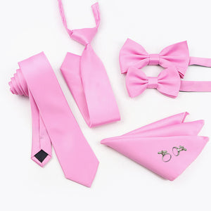 Baby Pink Tie and accessories set