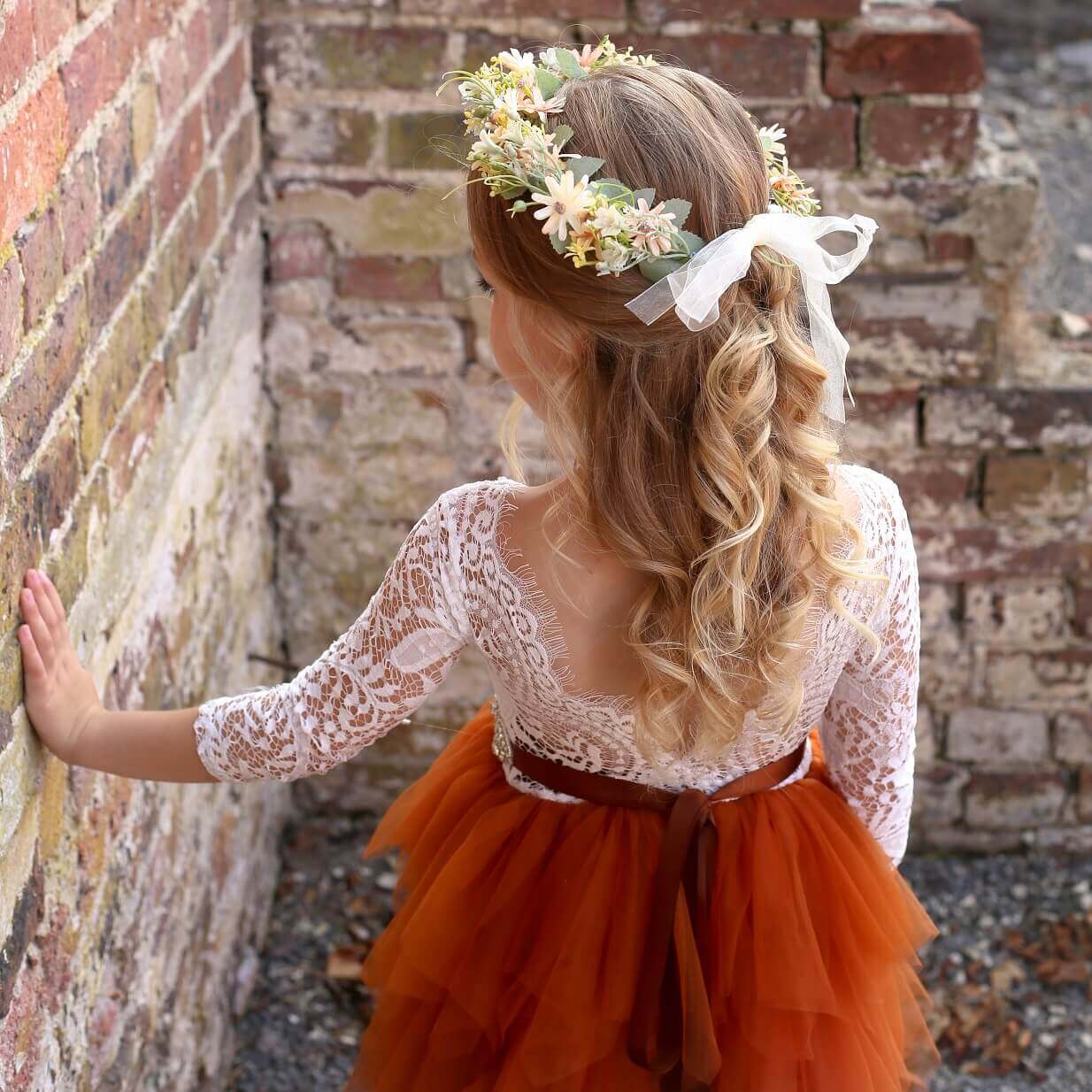 toddler boho dress Ruffle Tiered Maxi The perfect dress for school Lace Dress Boho Flower Girl