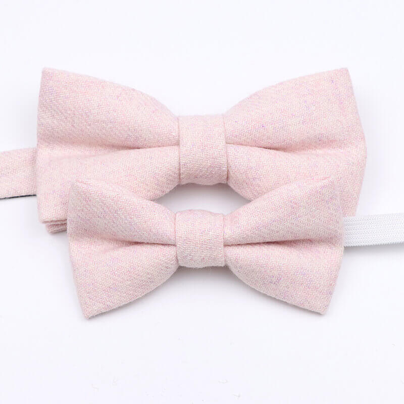Mr and Master Cashmere Wool Bow Tie Sets