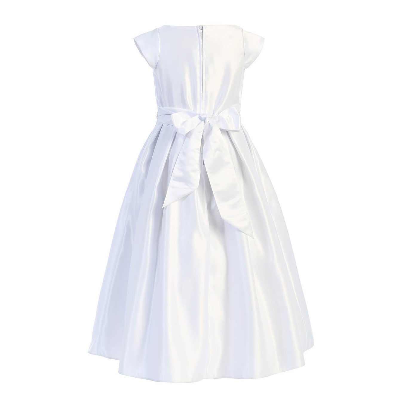 Lily-May Girls Party Dress White UK Flower Girl Boutique