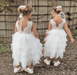 Bohemian Spirit Dress Sleeveless - Ice White - UK Flower Girl Boutique