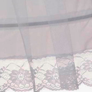lace on girls hooped petticoat