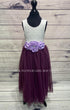 Purple Dress with Lilac sash