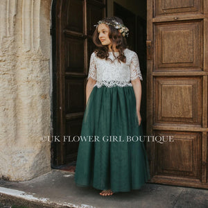 Bohemian Gypsy Garland - Metallic Ivory - UK Flower Girl Boutique