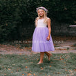 Lilac Classic Tea Length Dress