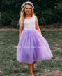 Lilac Sleeveless Tea Dress