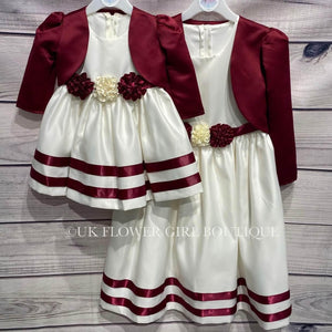 Matching baby and child dress