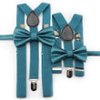 Teal Bracers and Bow Tie Sets