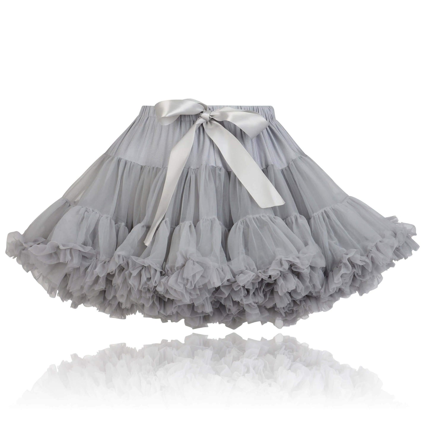 Silver Couture Princess Pettiskirt - UK Flower Girl Boutique