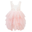 Boho Dreams Dress - Blush Appliqué - UK Flower Girl Boutique