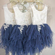 Boho Dreams Dress - Navy Blue Applique'