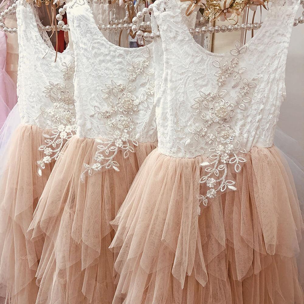 Boho Dreams Long Apricot Dress