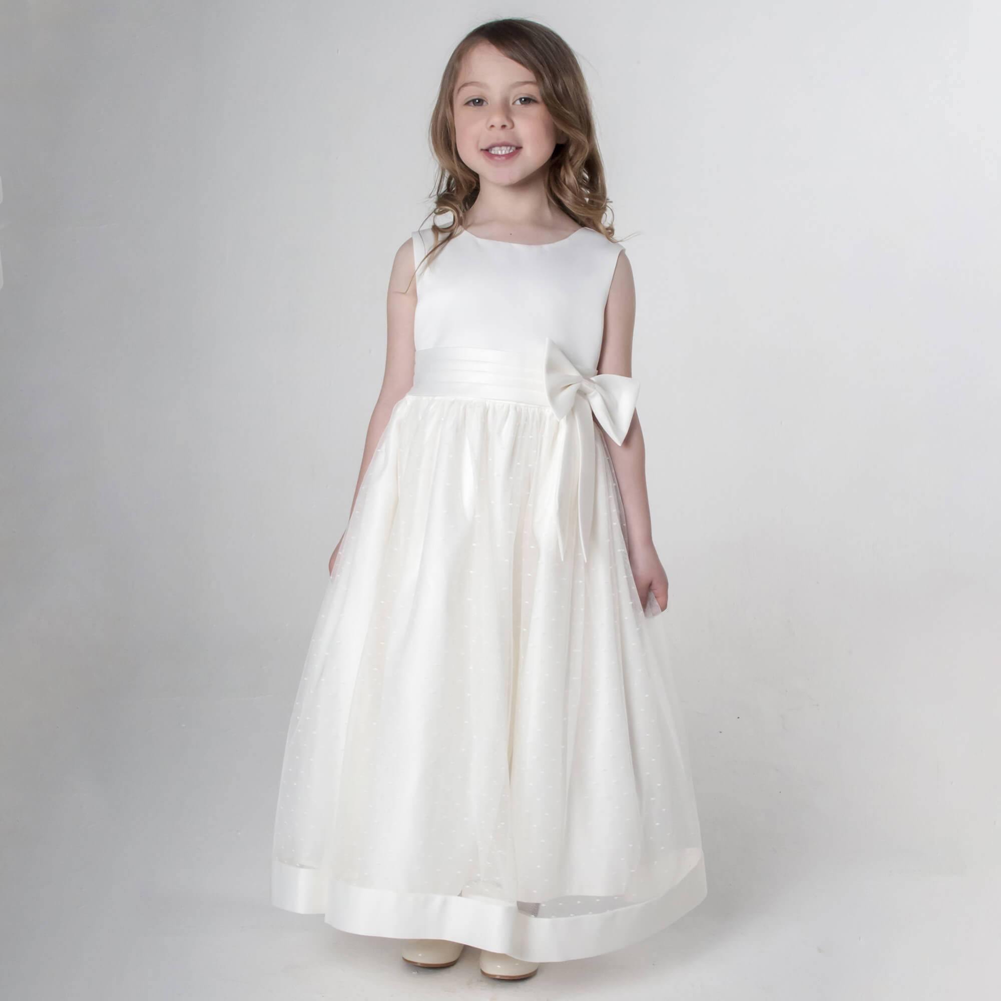 Ivory childrens bridesmaid sales dresses