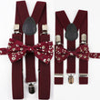 Wine Bow Tie and Bracers Set