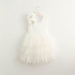 Boho Dreams Dress - White Flower - UK Flower Girl Boutique